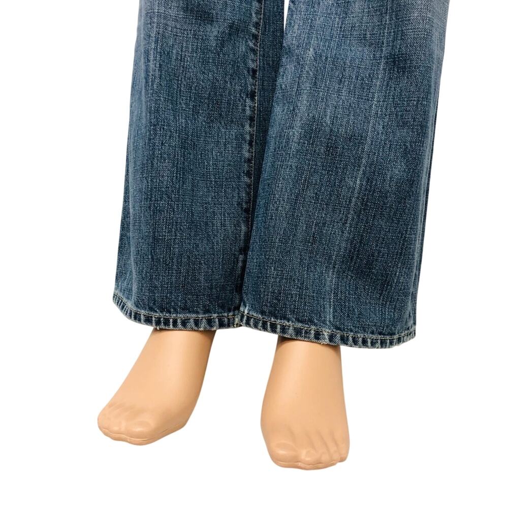 Citizens of Humanity #001 Kelly Low Waist Boot Cut Jeans Y2K Street Style - Picture 11 of 15
